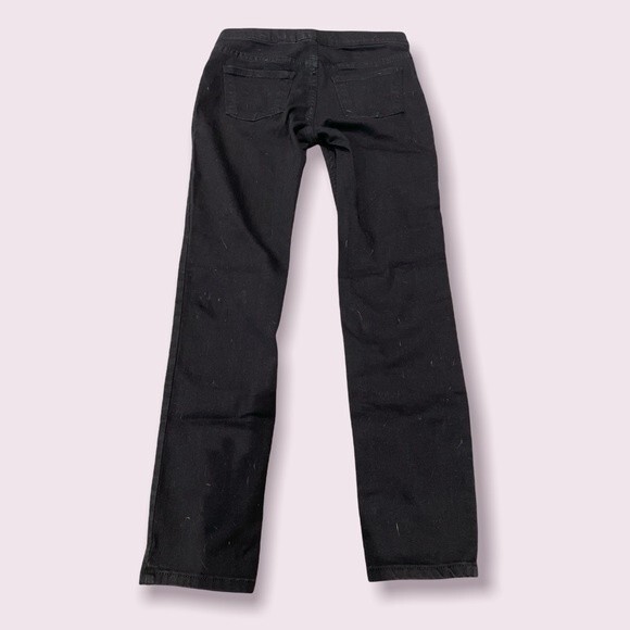 H&M Kids Super Soft Denim Leggings in Black SZ 7 EUC - Picture 2 of 3